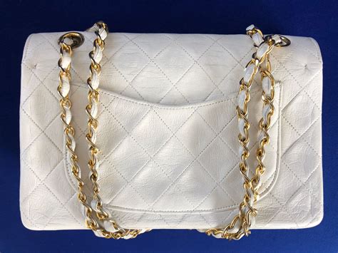 chanel white classic bag|chanel timeless classic flap bag.